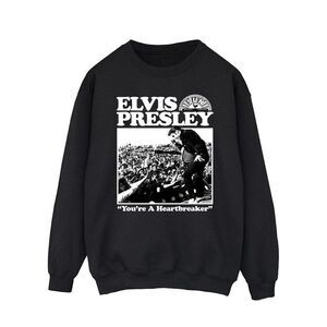 Elvis Mens A Heartbreaker Sweatshirt / Black